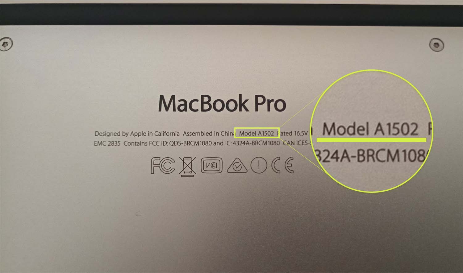 Как узнать модель MacBook?